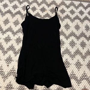 Black onsie workout or lounge